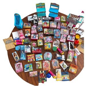 Mini Brands Lot 60 Plus Foods Toys Various Brands Tiny Rubiks Star Wars Barbie